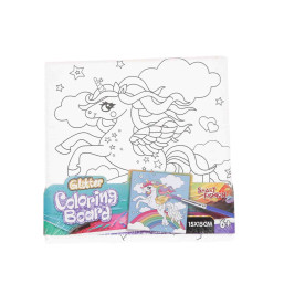 Unicorn Coloring Canvas